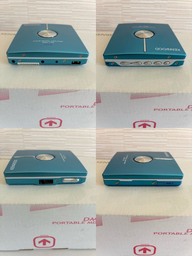 【美品・可動】KENWOOD ポータブルMDプレーヤー DMC-T55