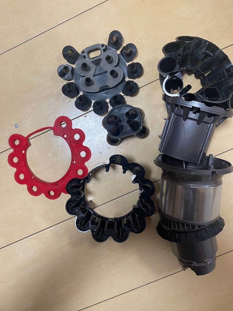 【美品】dyson V10 SV12　純正フロアドック付エコーモード68分