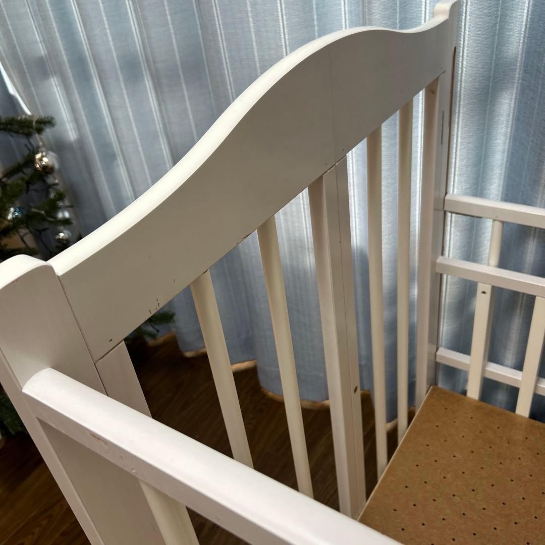 ベビーベッド チェリッシュ　ホワイト　引き取り希望　配送相談