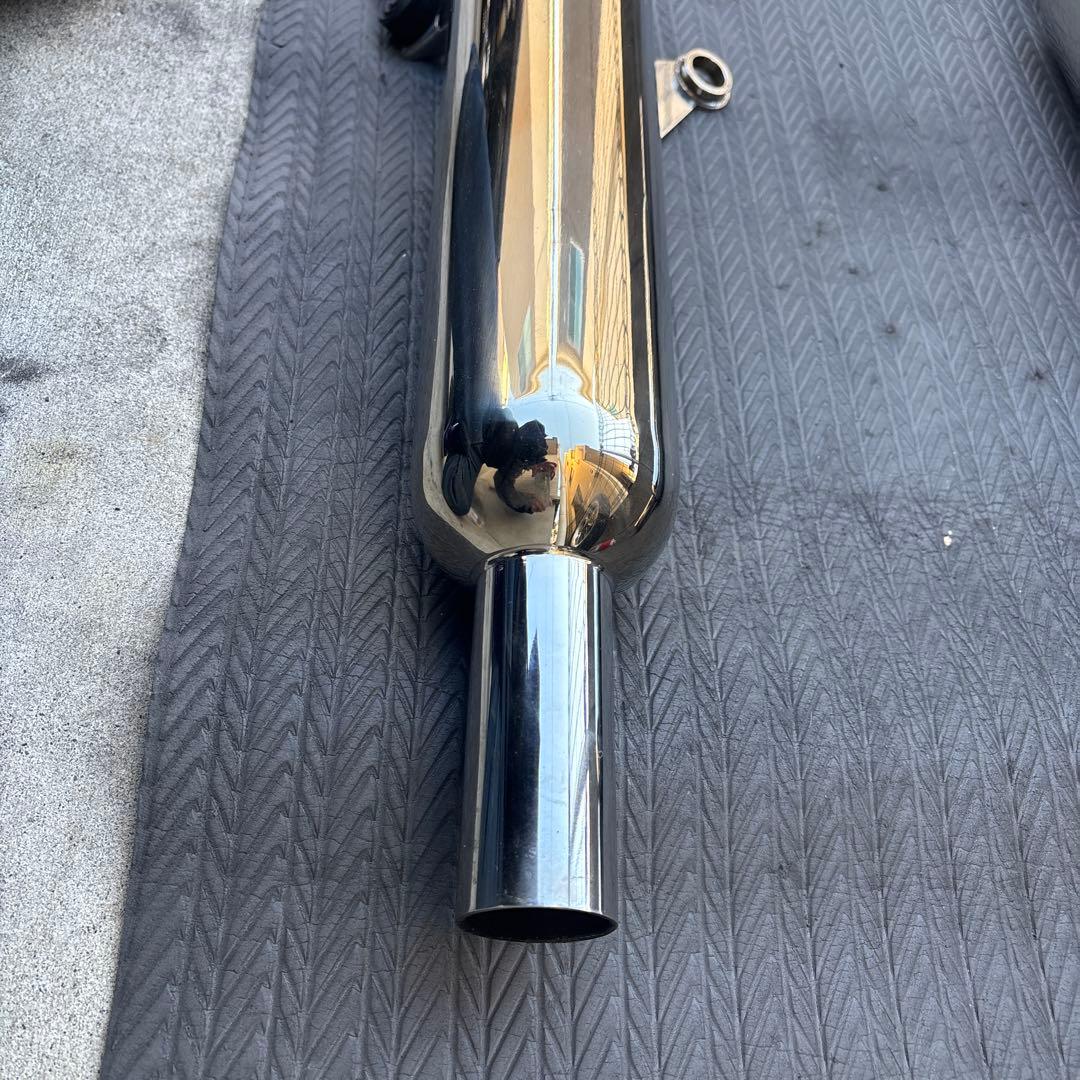 シーシーバーセット売り　トライアンフ　空冷ボンネビル　大和ステンレス　小音量