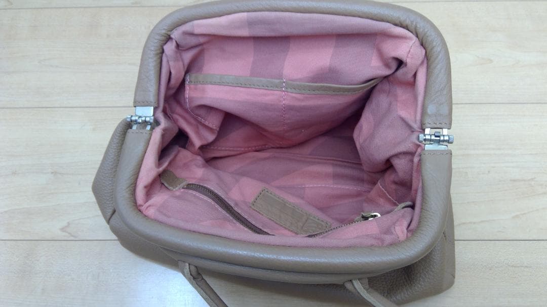 mononogu モノノグ　リップボストン レザー トートバッグ　 シュリンク