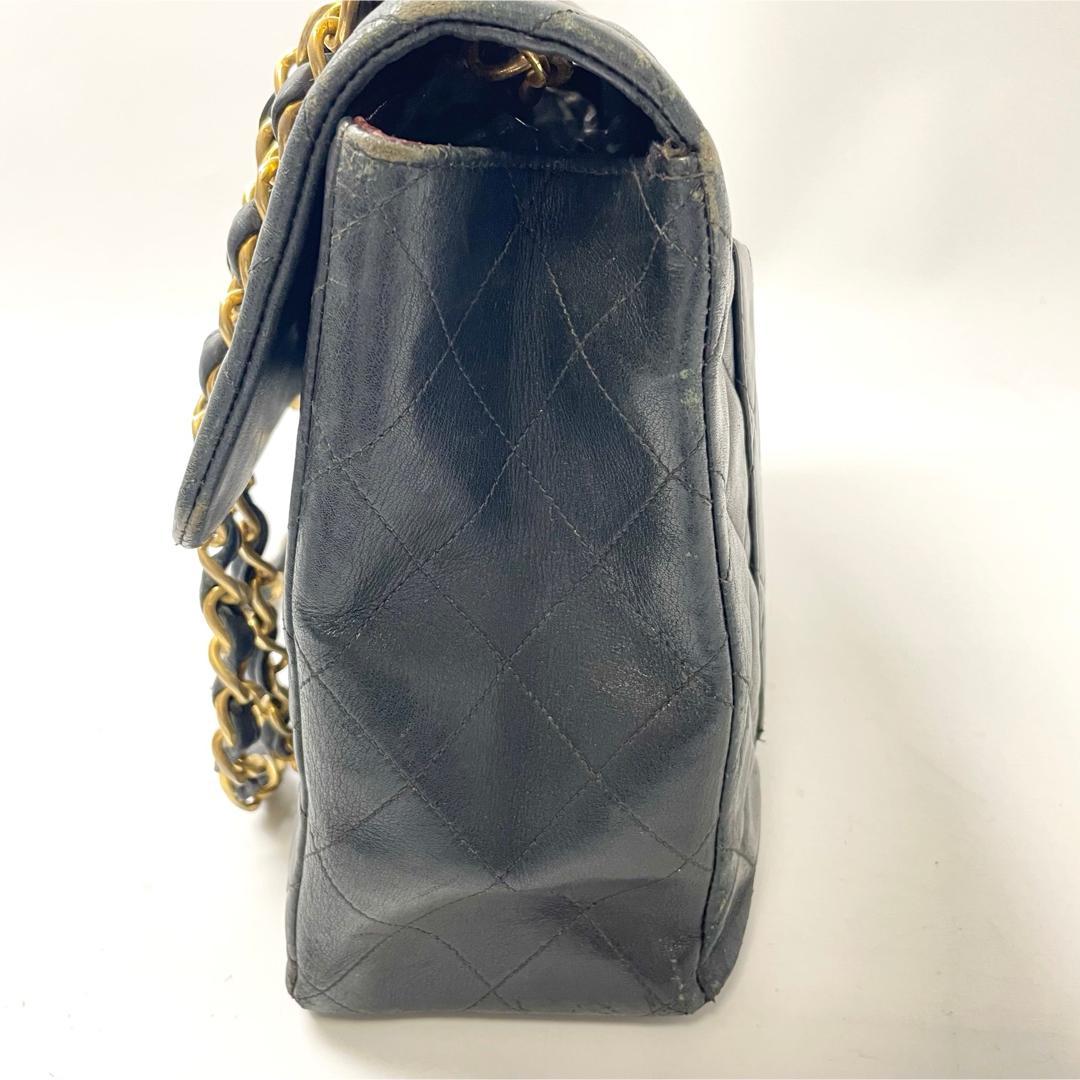 フォーキーシャネル　デカマトラッセ34 ラムスキン　ダブルチェーン