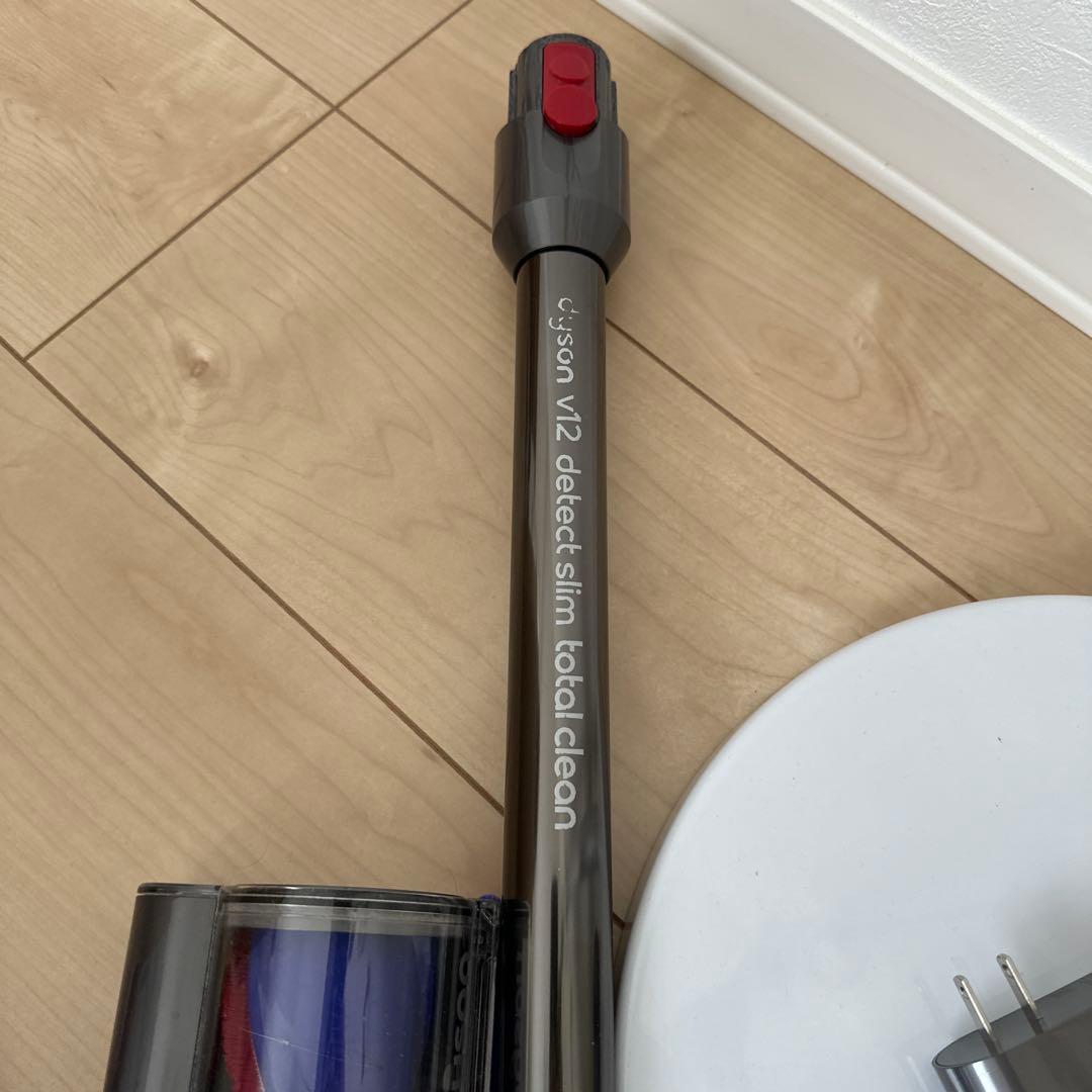 ダイソンV12 detect slimセットコードレス掃除機 紫と金