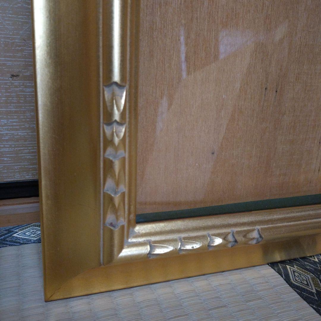 金色の装飾的な油彩額縁M15④