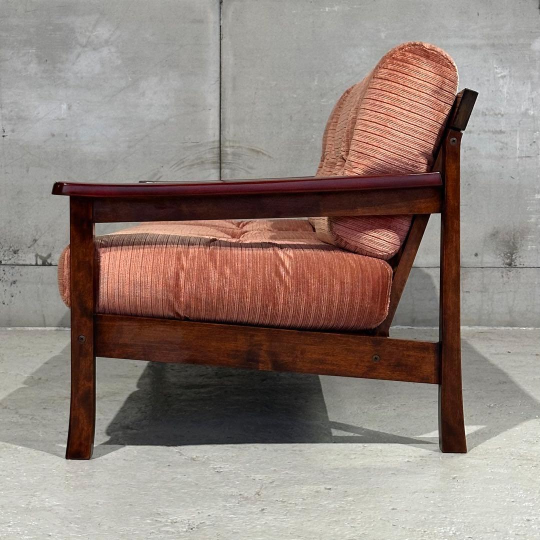 ★80年代★ モリシゲ 応接ソファ 3人掛け｜昭和レトロ 和モダン｜高級旅館仕様