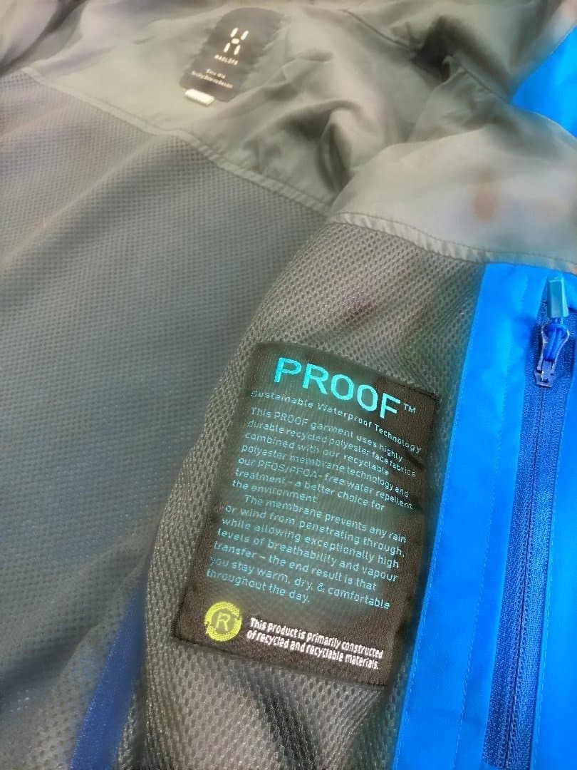 ホグロフス　スキー&スノーボード２レイヤーストレッチジャケット　Lサイズ