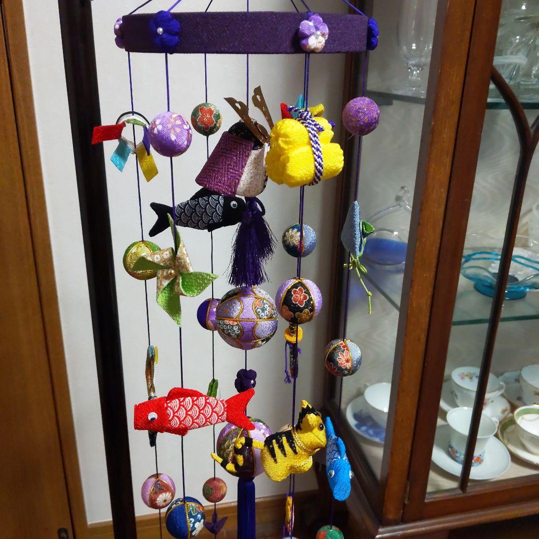 ちりめん細工　端午の節句下げ飾り(大)