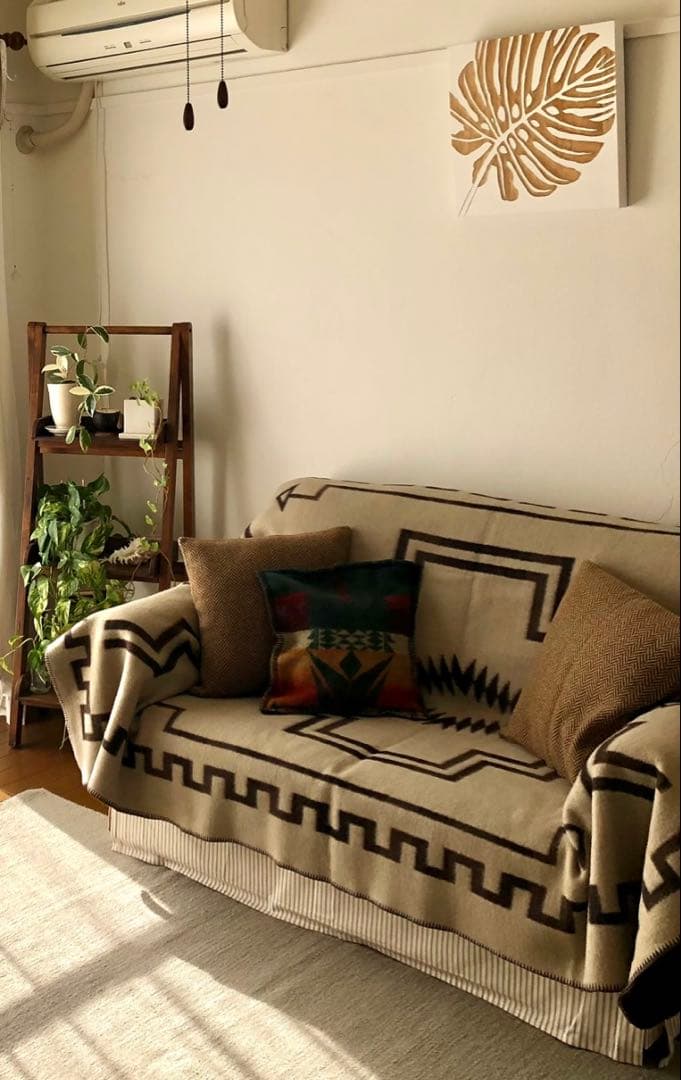 【希少❗️ヴィンテージ❗️】ラルフローレン・ナバホ柄ブランケット（シングルサイズ）