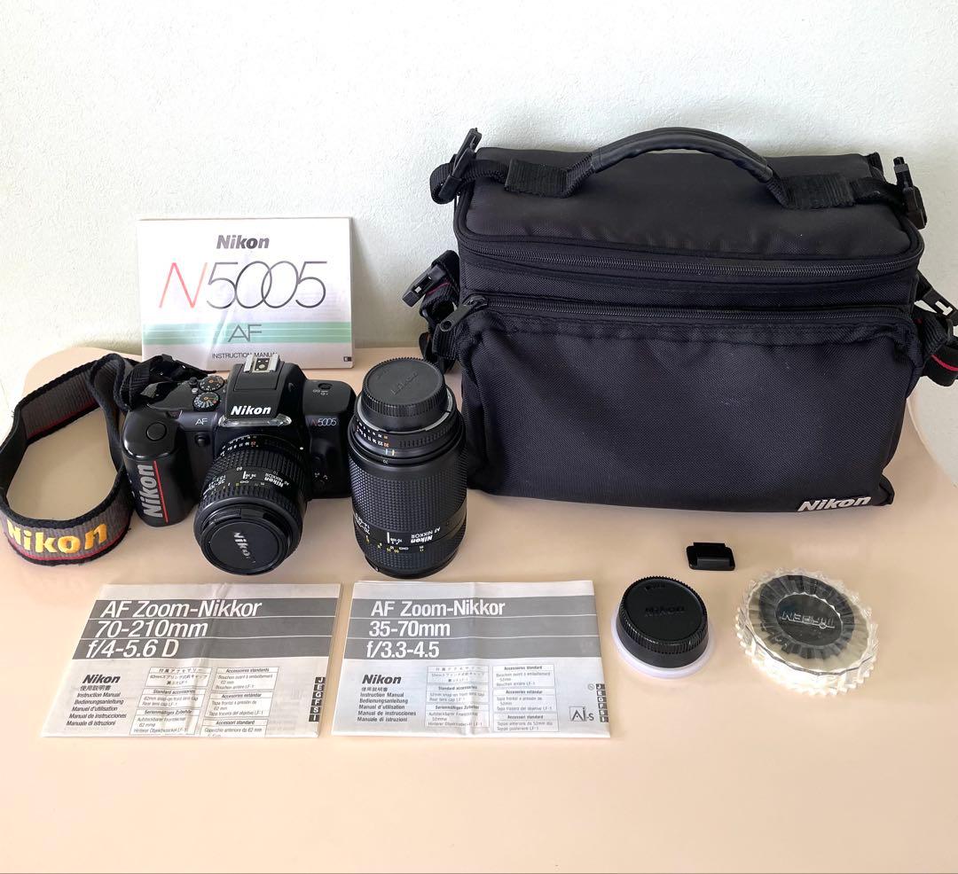 Nikon N5005ニコン　カメラ&レンズ　ニッコール70-210　35-70
