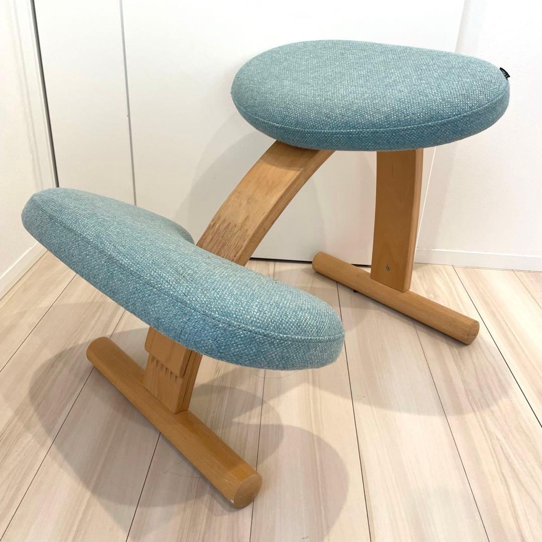 正規品　バランスラボ バランスチェア バランスイージー ホワイトカバー付 美品