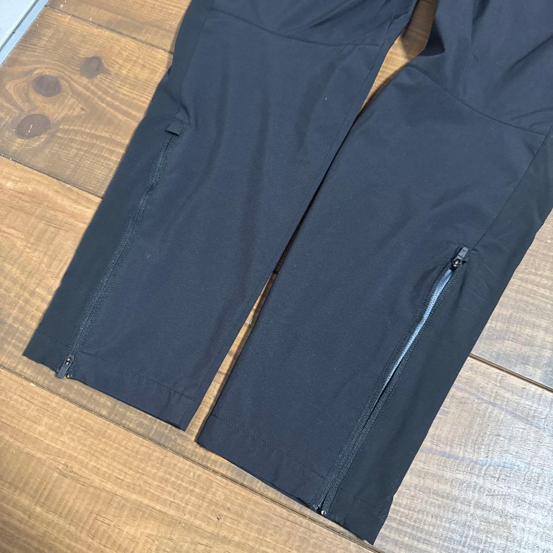 美品　TFW49 ロングパンツ　Lサイズ　ブラック　裏地付き