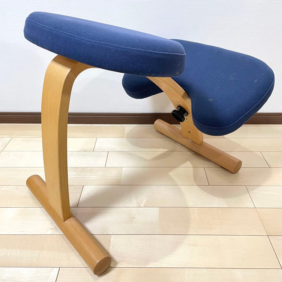 バランスラボ バランスチェア バランスイージー ネイビー 中古品 サカモトハウス