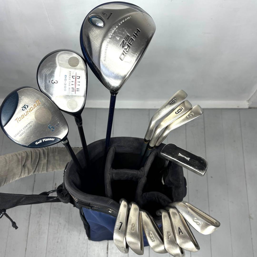 本格派 メンズゴルフクラブ 13本 フルセット ゴルフセット　豪華 お試しセット