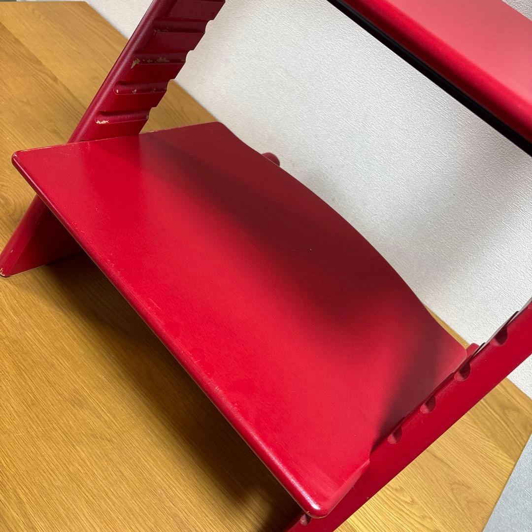 組み立て不要　北欧　stokke ストッケ トリップトラップ　　シリアル4 赤