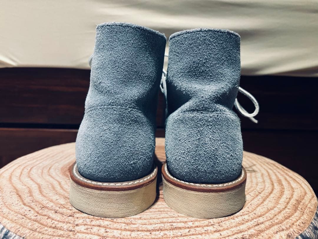 レア美品 8144 REDWING ブルーグレー スウェード ブーツ シューズ