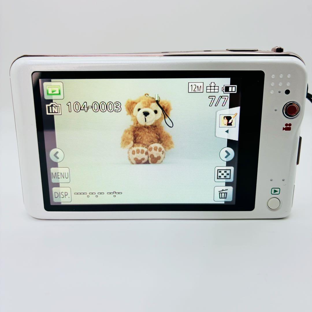 美品 Panasonic LUMIX DMC-FX80 ホワイト ピンクゴールド
