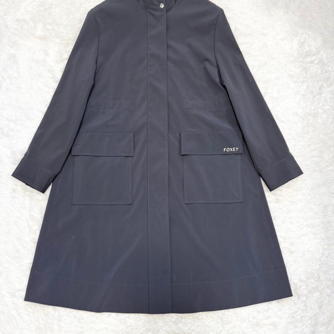 【美品✨】フォクシー　レインコートウォータープルーフ コート36 撥水