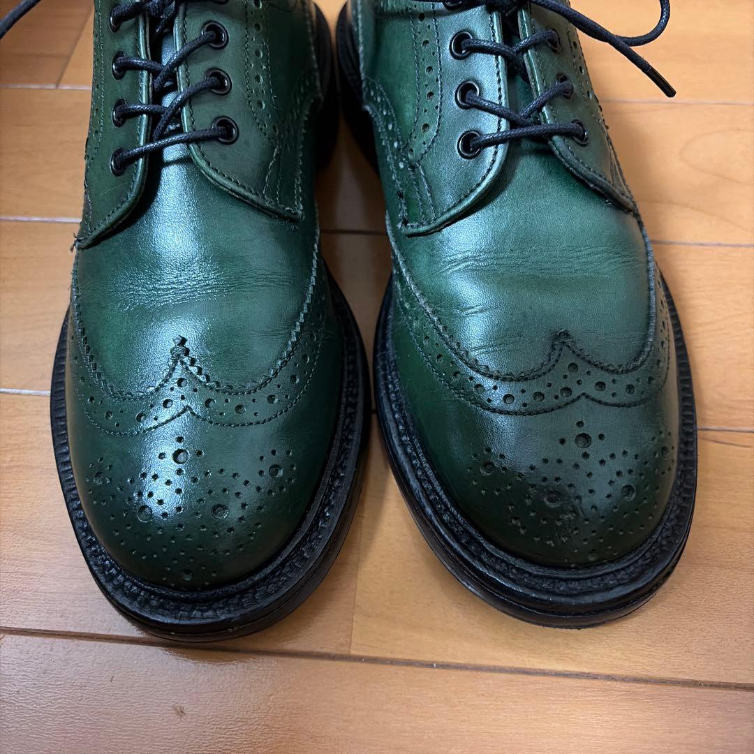 Tricker オックスフォード5659×シップスUK4グリーン