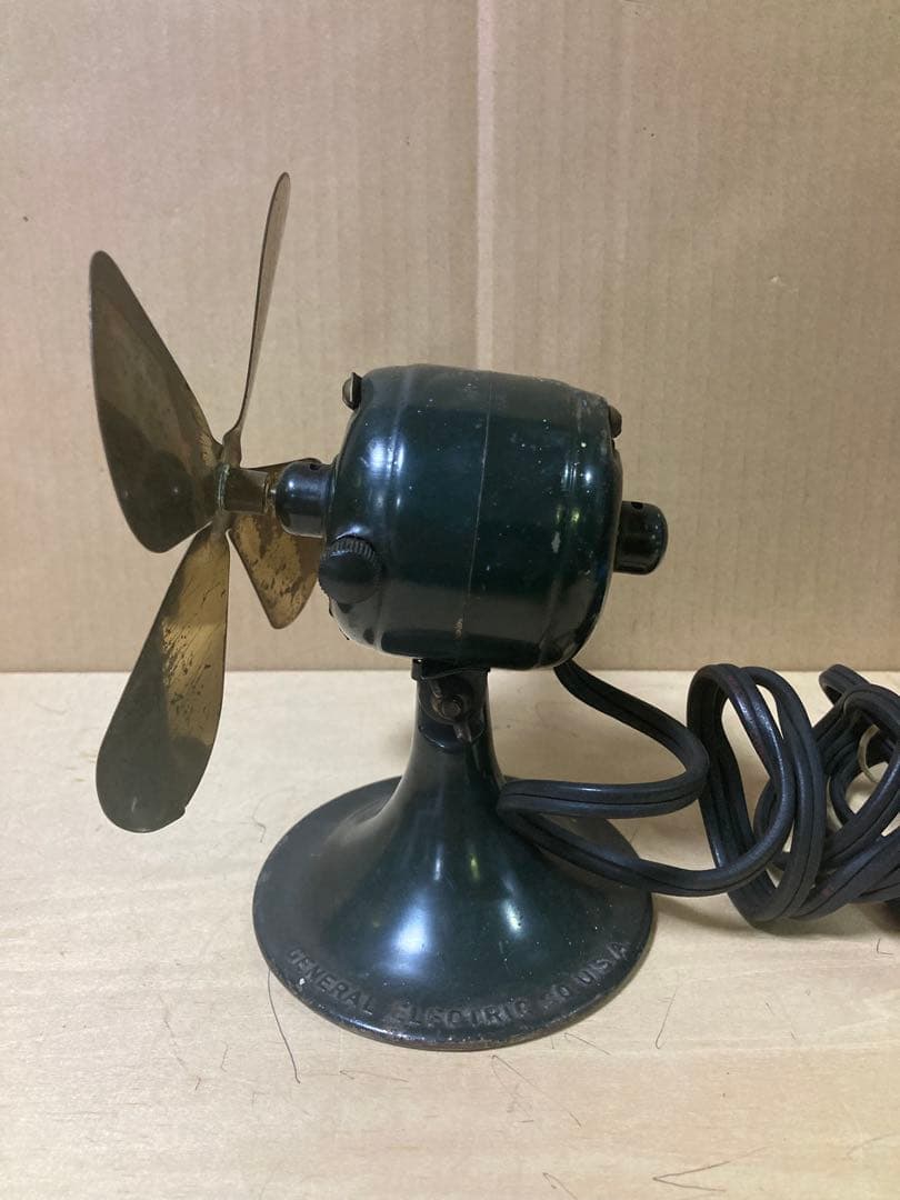 アンティーク デスクファン ジェネラルエレクトリック　GE 古い扇風機　アメリカ
