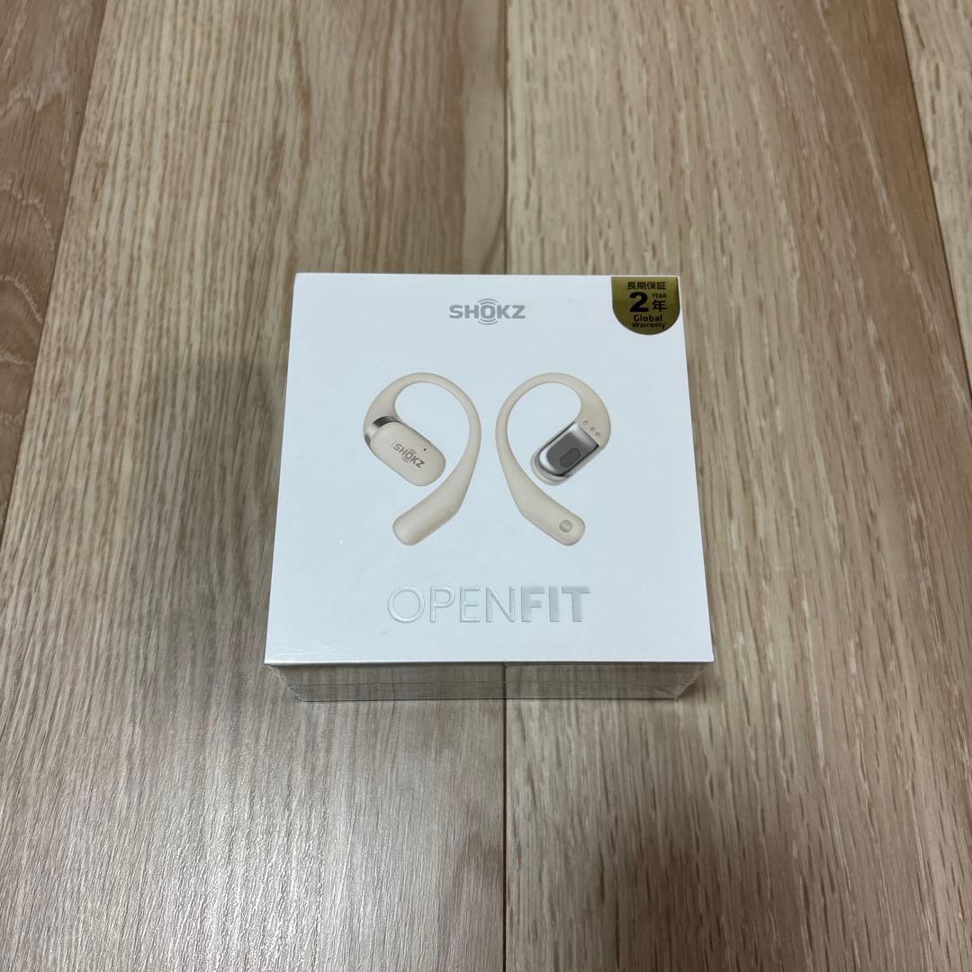 新品未開封　SHOKZ OPEN FIT 完全ワイヤレス ベージュ
