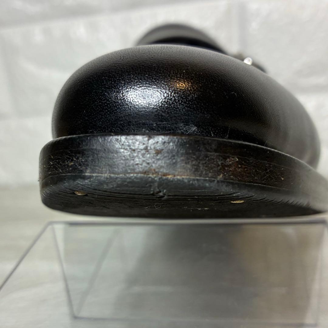 ユナイテッドアローズ 革靴 黒 UK7 シングルモンクストラップ フォーマル