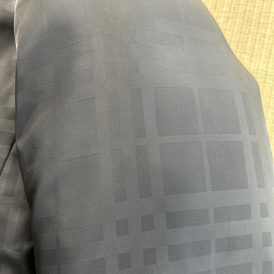 Burberry London メンズダウンジャケット フード付き チェック柄