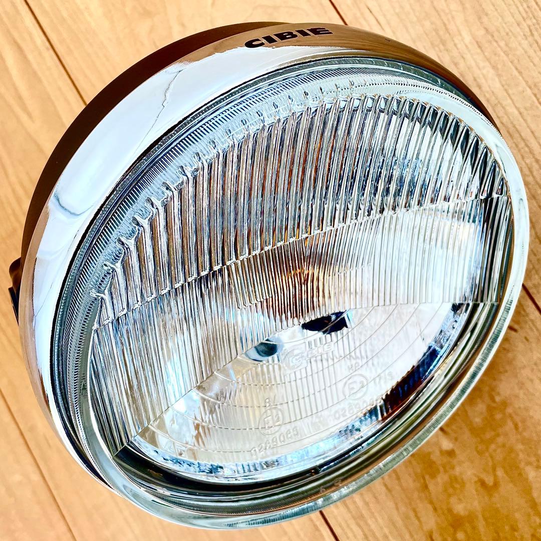 キティ！当時物 シビエ 凹み ヘッドライト CIBIE 極美品 マーシャル