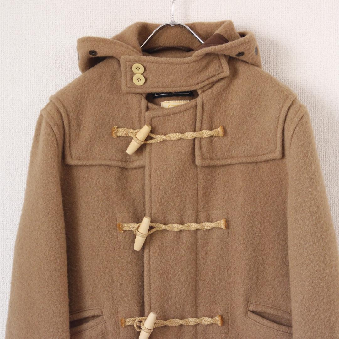 GLOVERALL MONTY ダッフルコート L ブラウンベージュ ウール