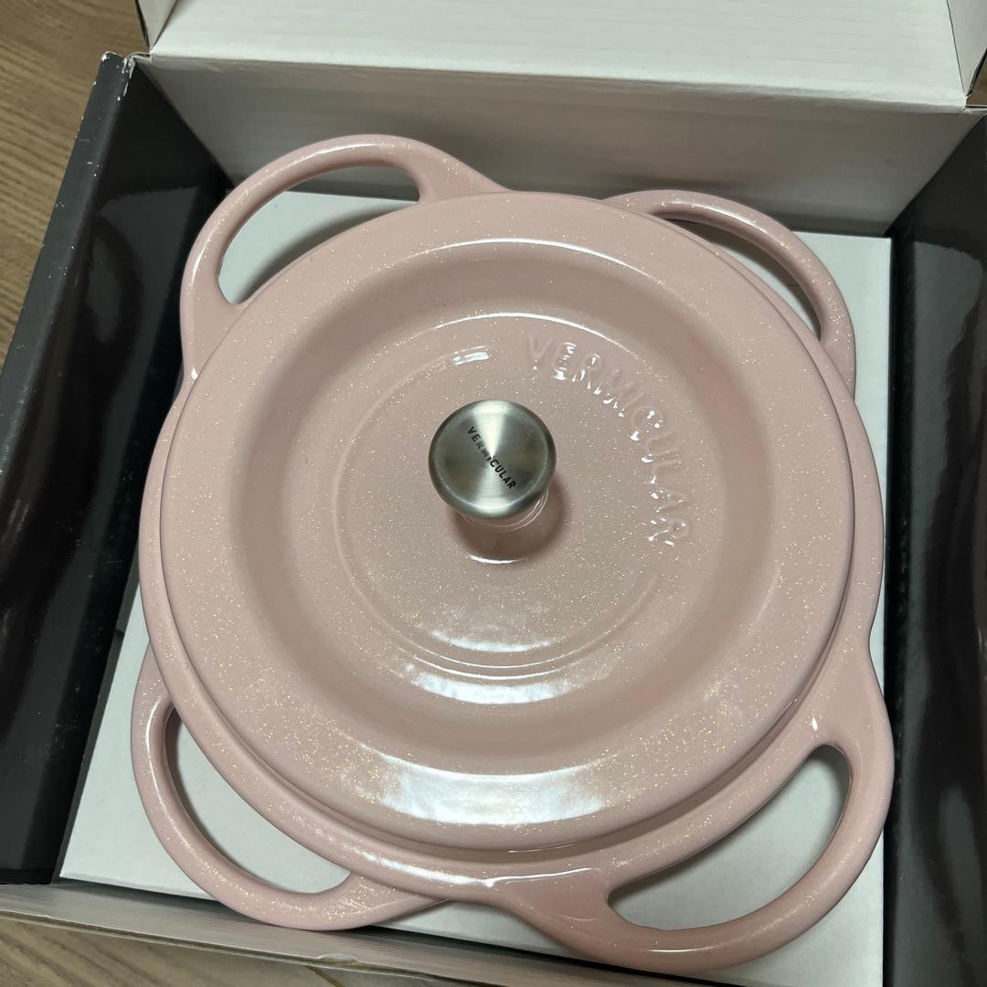 本日価格VERMICULAR 両手鍋 18cm ピンク