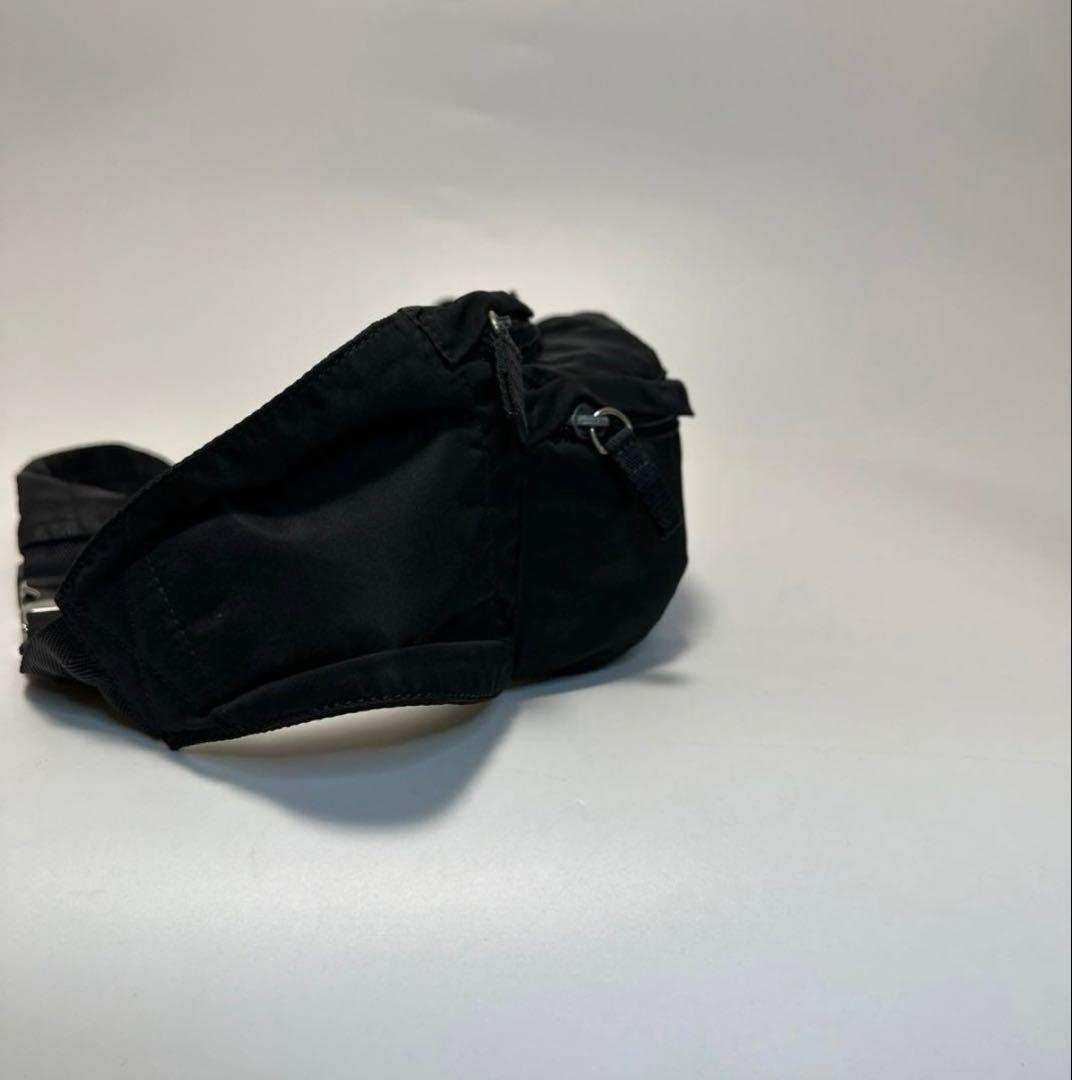 ペコちゃん　PRADA ブラック ウエストポーチ