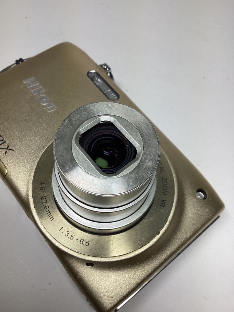 み*須様 Nikon COOLPIX S3300ゴールド 本体　撮影可能