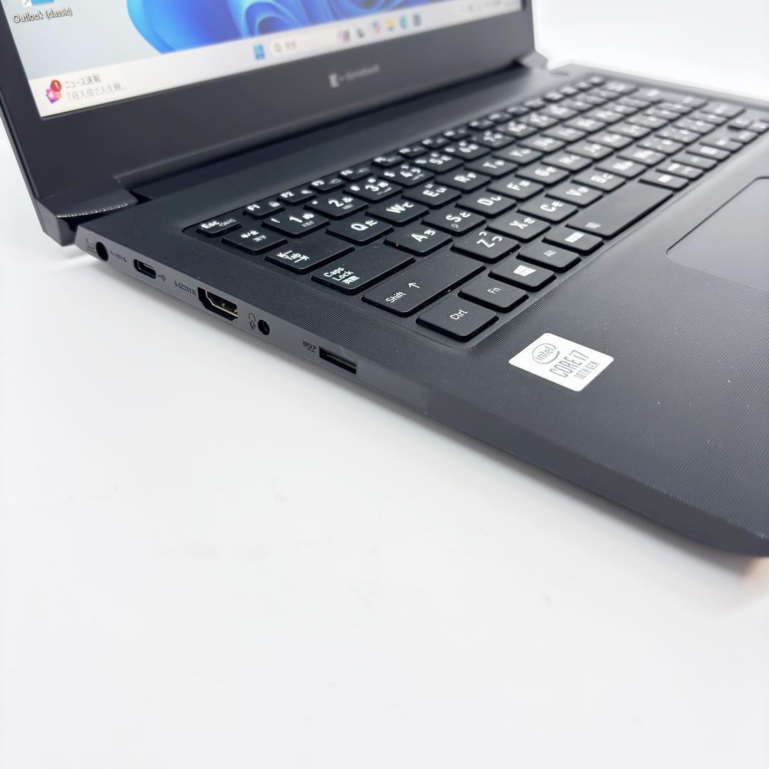 10世代 ノートパソコン Corei7 オフィス SSD Windows11