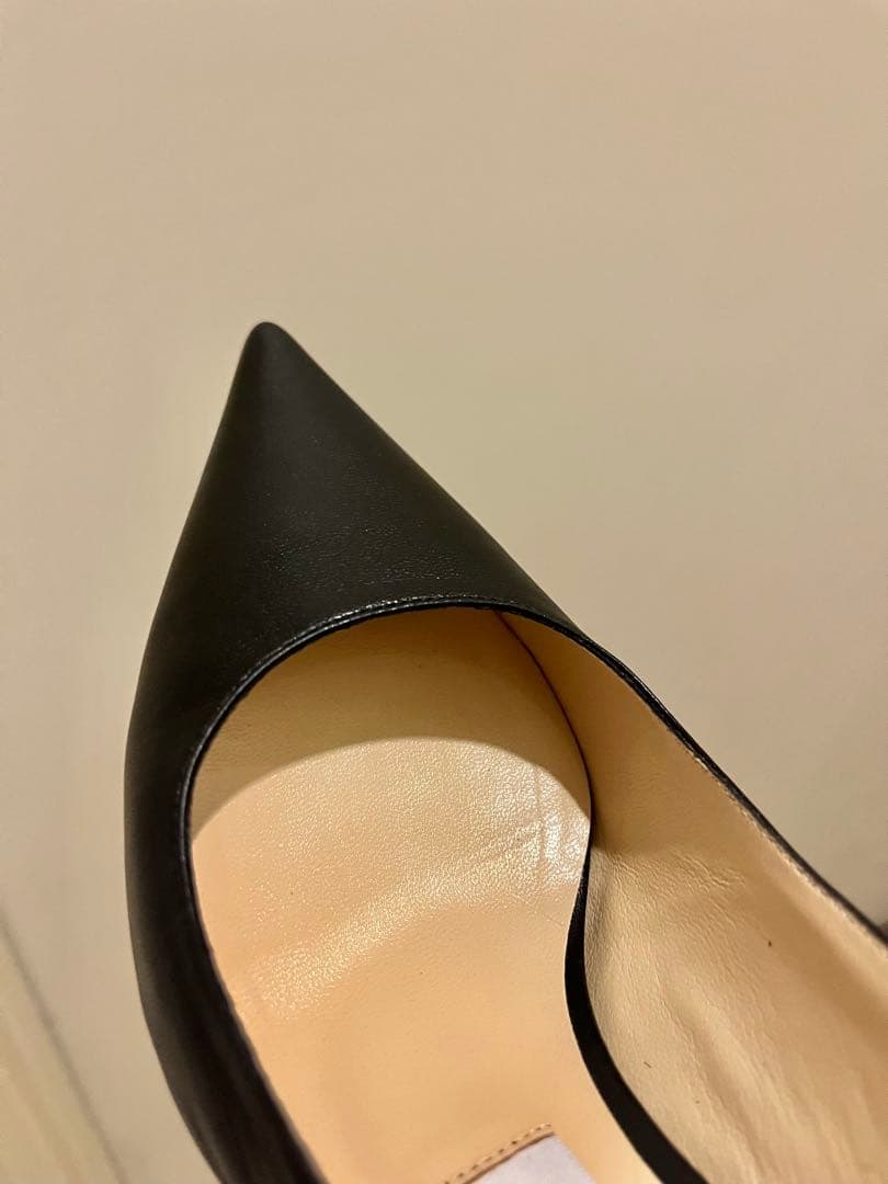 JIMMY CHOO 36(23cm)黒スリングバック6cmヒール　ジミーチュウ