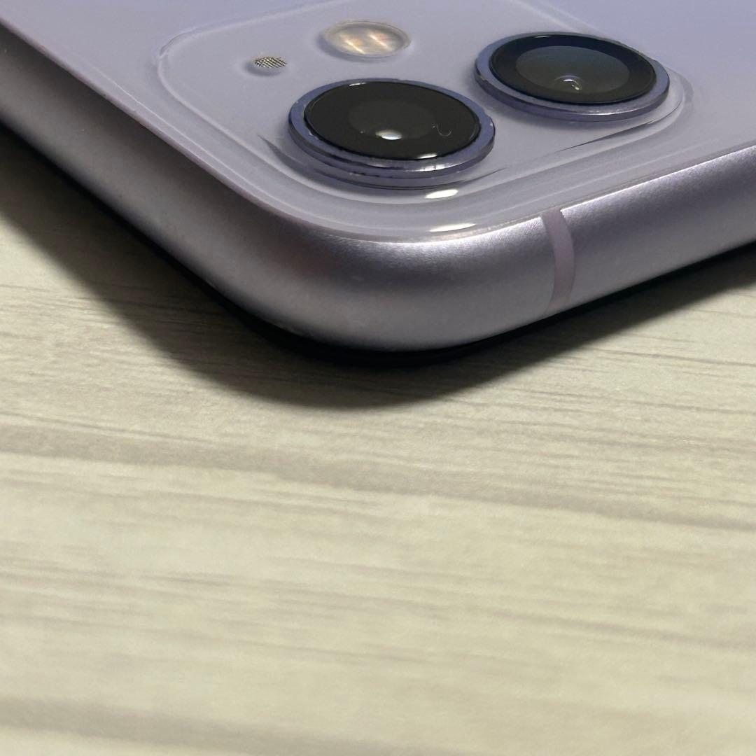 美品　iPhone11 バッテリー87% パープル 64GB