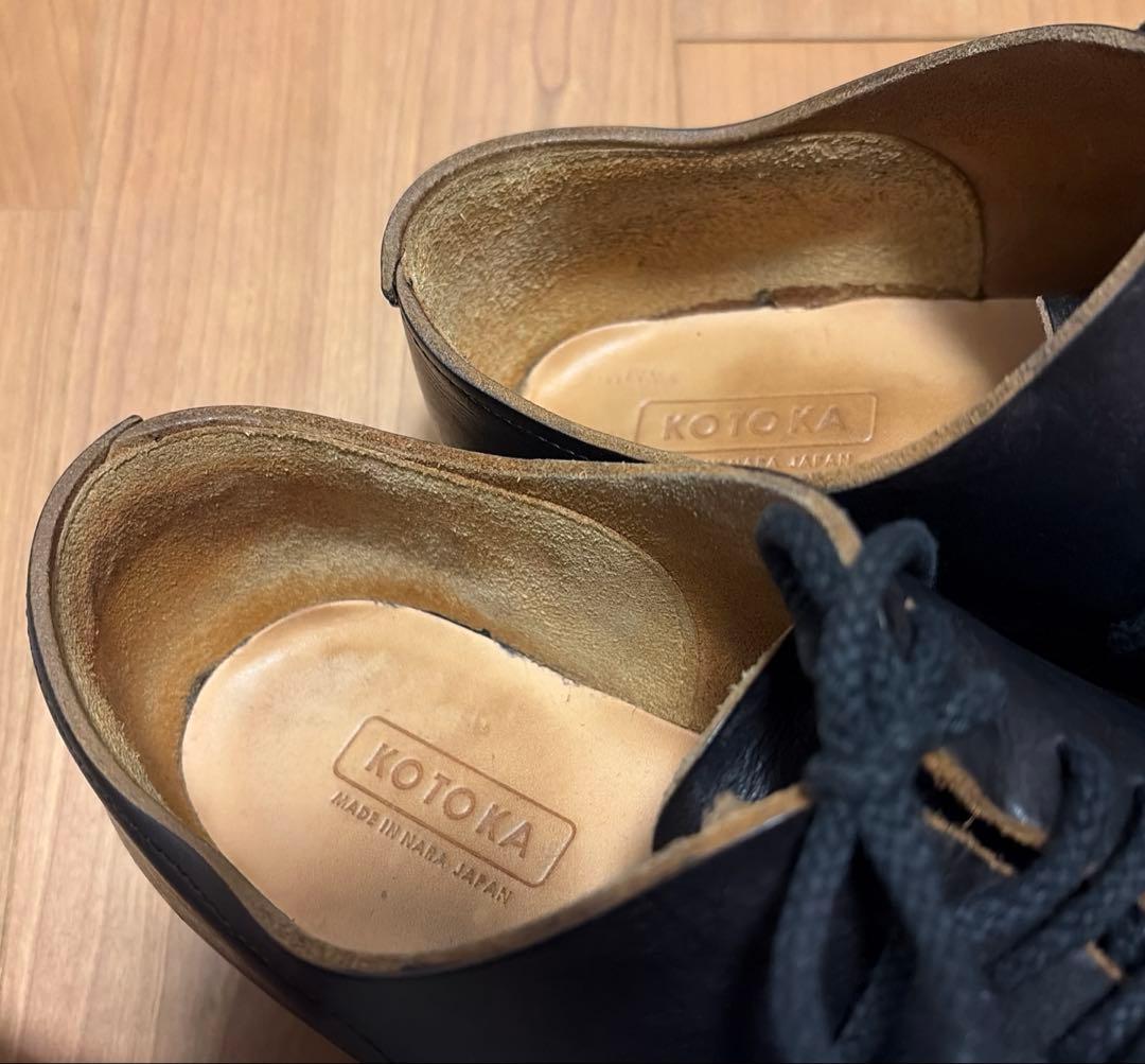 KOTOKA 1枚革ダービー ブラック KTO2002