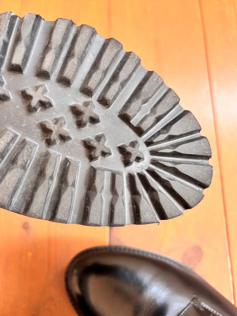 ADELO アデロ シークレットシューズ ラウンドトゥ 25.0 本革 革靴