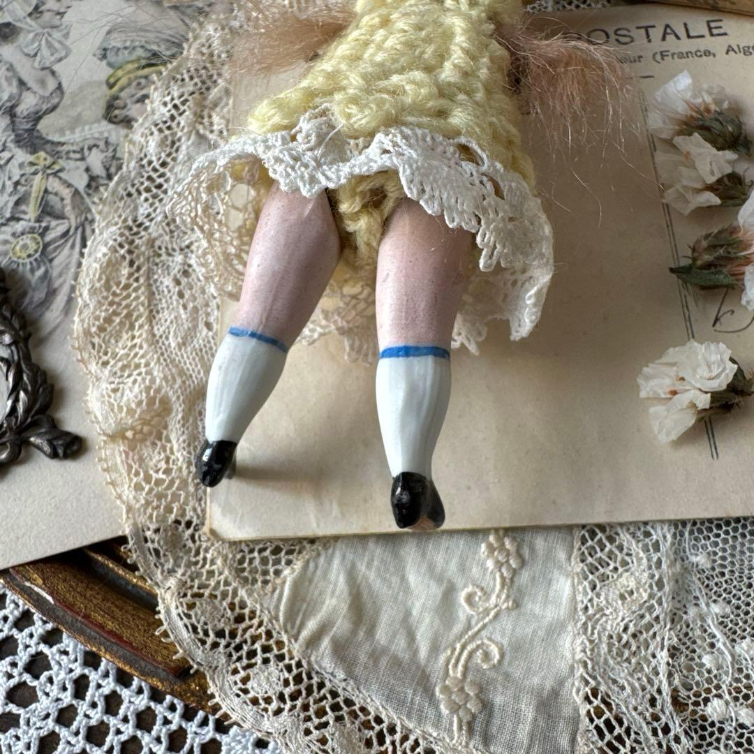 ドイツアンティークミニョネット　オールビスクドール　アンティークドール