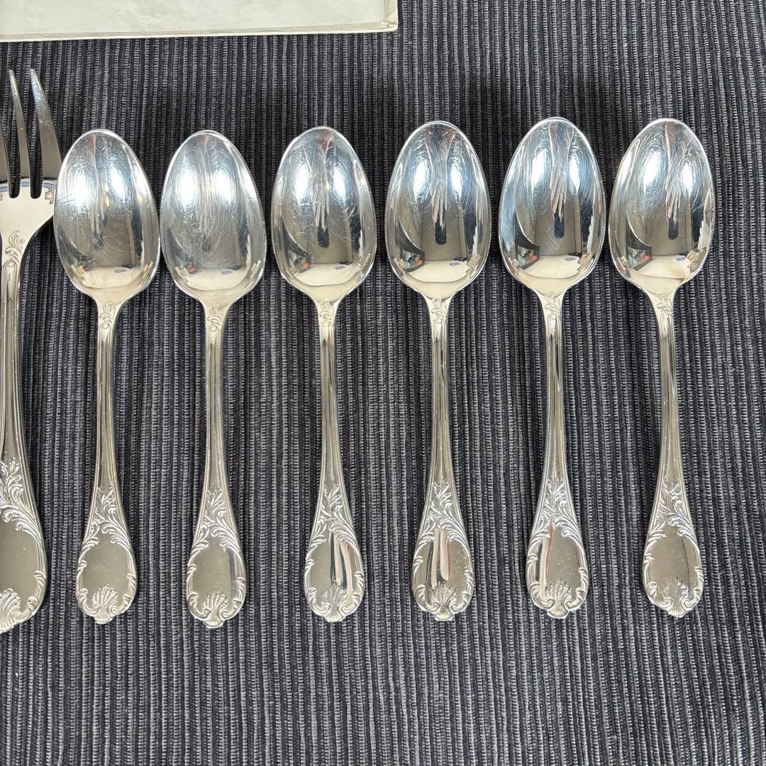 【クーニー様】クリストフル マルリー ケーキフォーク+コーヒースプーン 12P