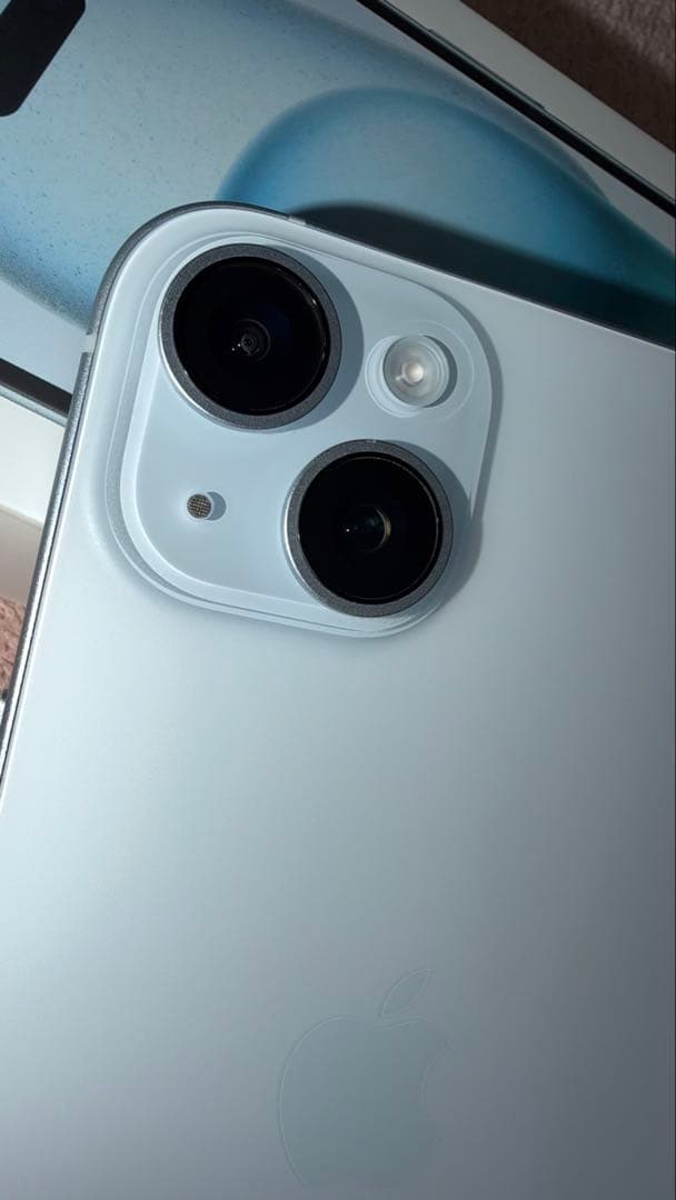 iPhone 15 ブルー　128GB 箱あり