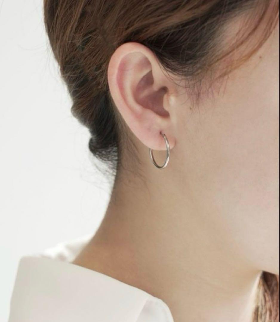 L&Co. エルアンドコー プラチナ フープピアス メンズ レディース