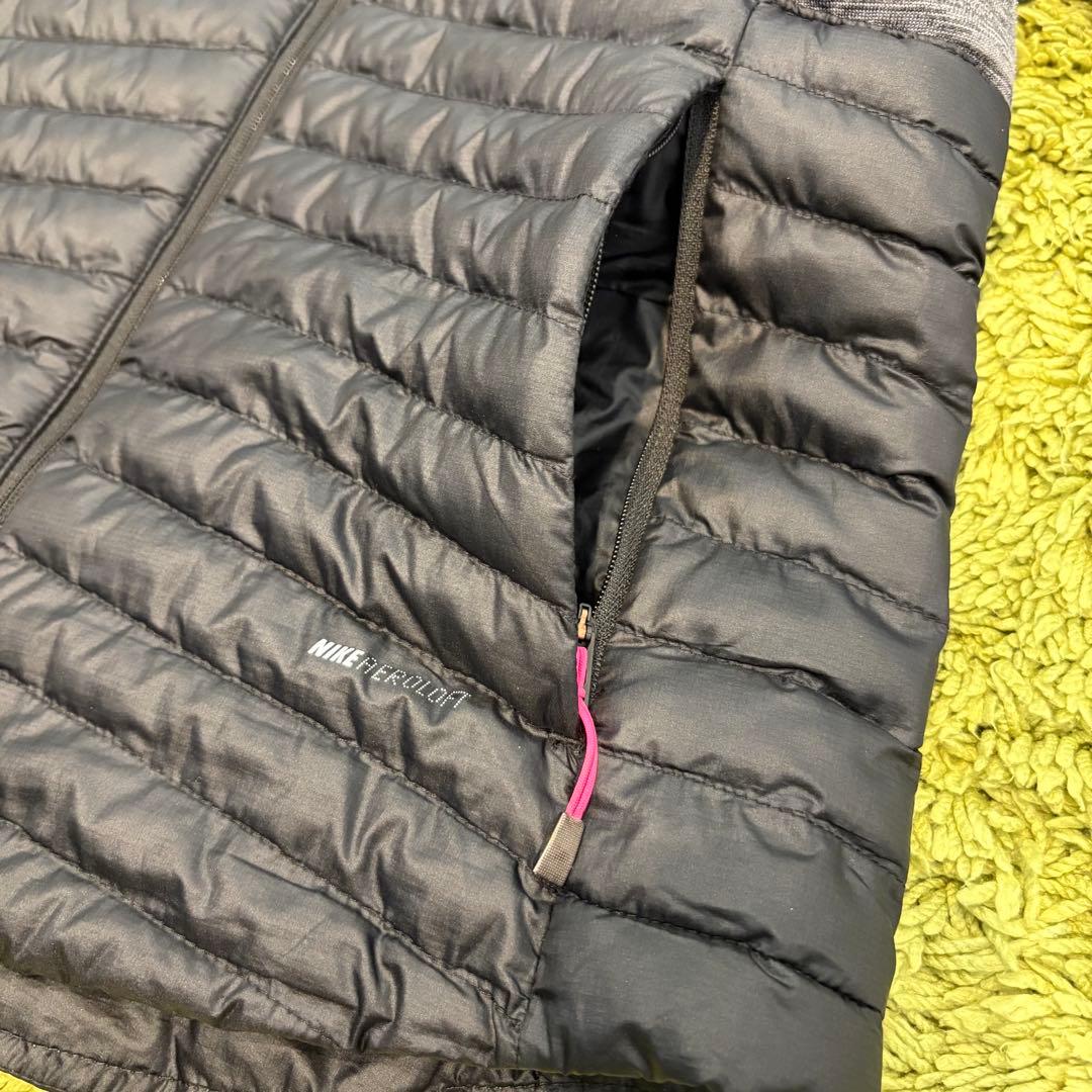 NIKE GOLF ナイキゴルフ エアロロフト 中綿ジャケット ブラック Ｓ