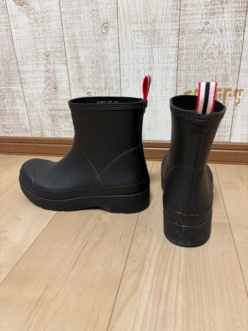 専用25.5〜26㎝★美品HUNTERショートレインブーツUK7ハンター長靴