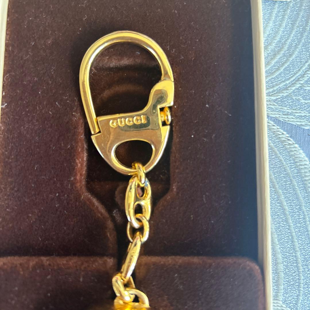 未使用訳あり GUCCI グッチ インターロッキングＷＧ キーリング