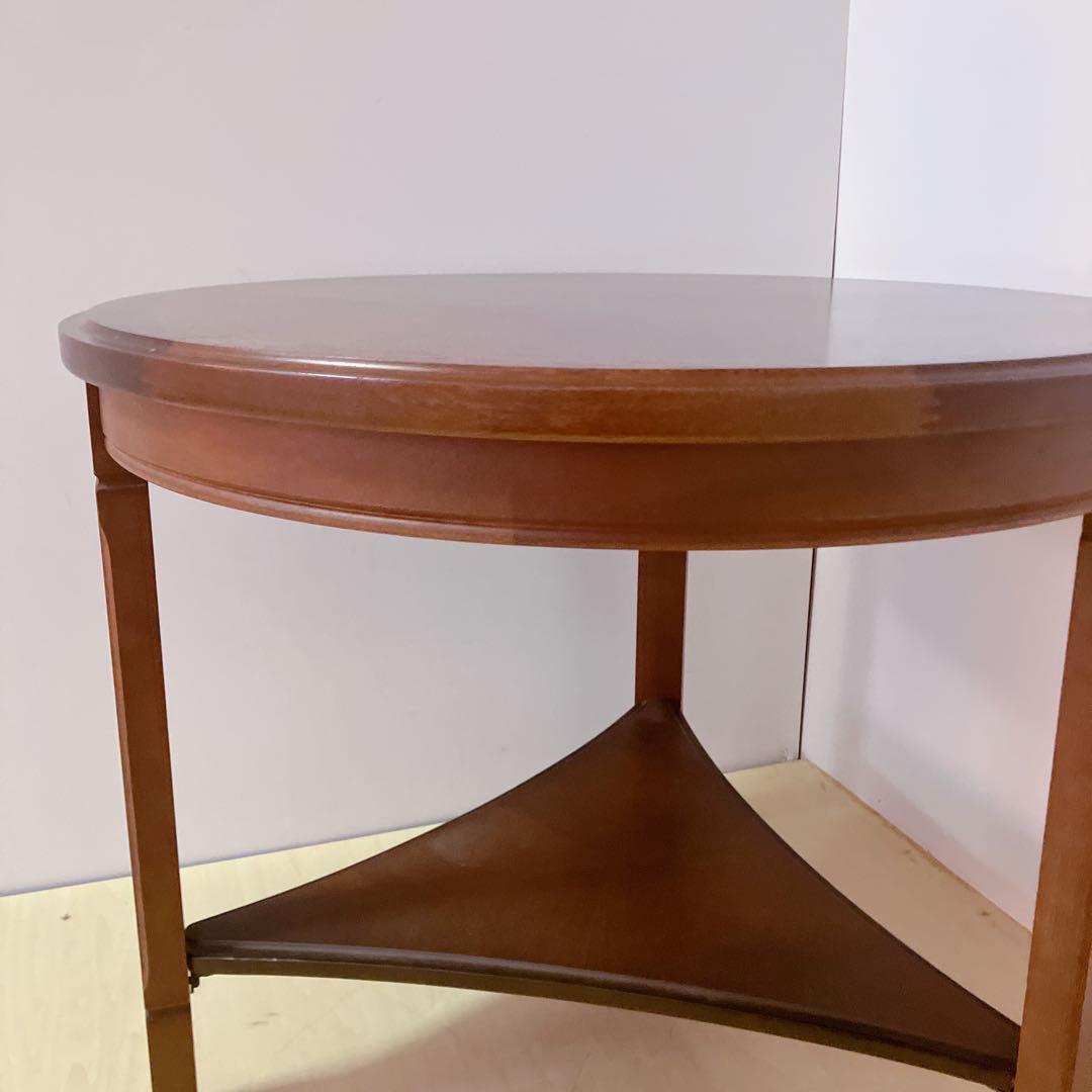 マルニ木工　maruni 地中海シリーズ　ラウンドテーブル　ローテーブル　サイド