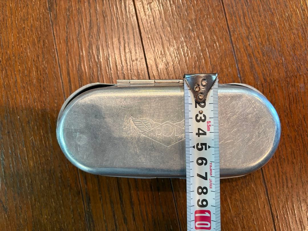 RRL ダブルアールエル メタルケース 小物入れ レザー内装　メガネケース