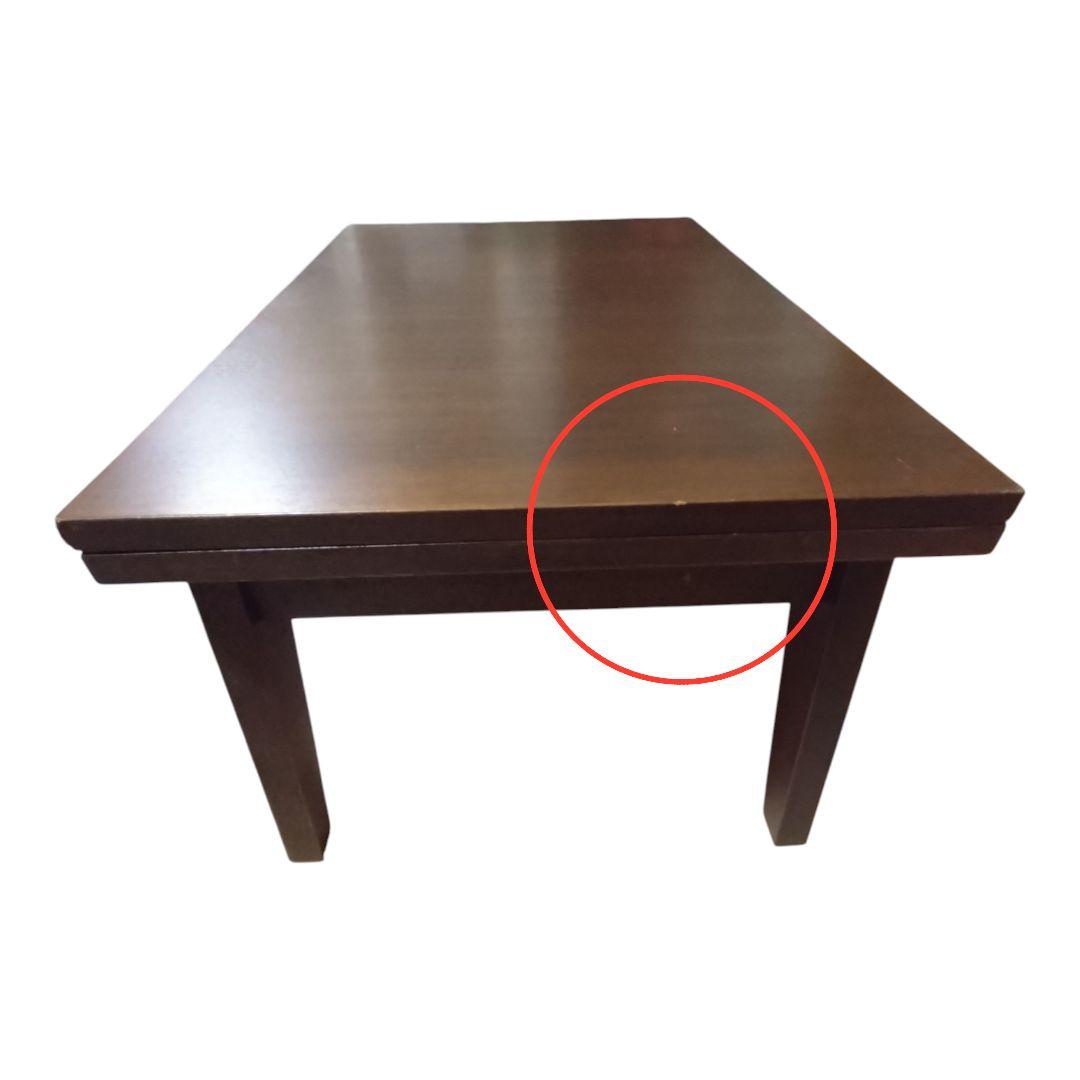 東谷 コパン リビングテーブル CPN-107BR 伸びる ブラウン