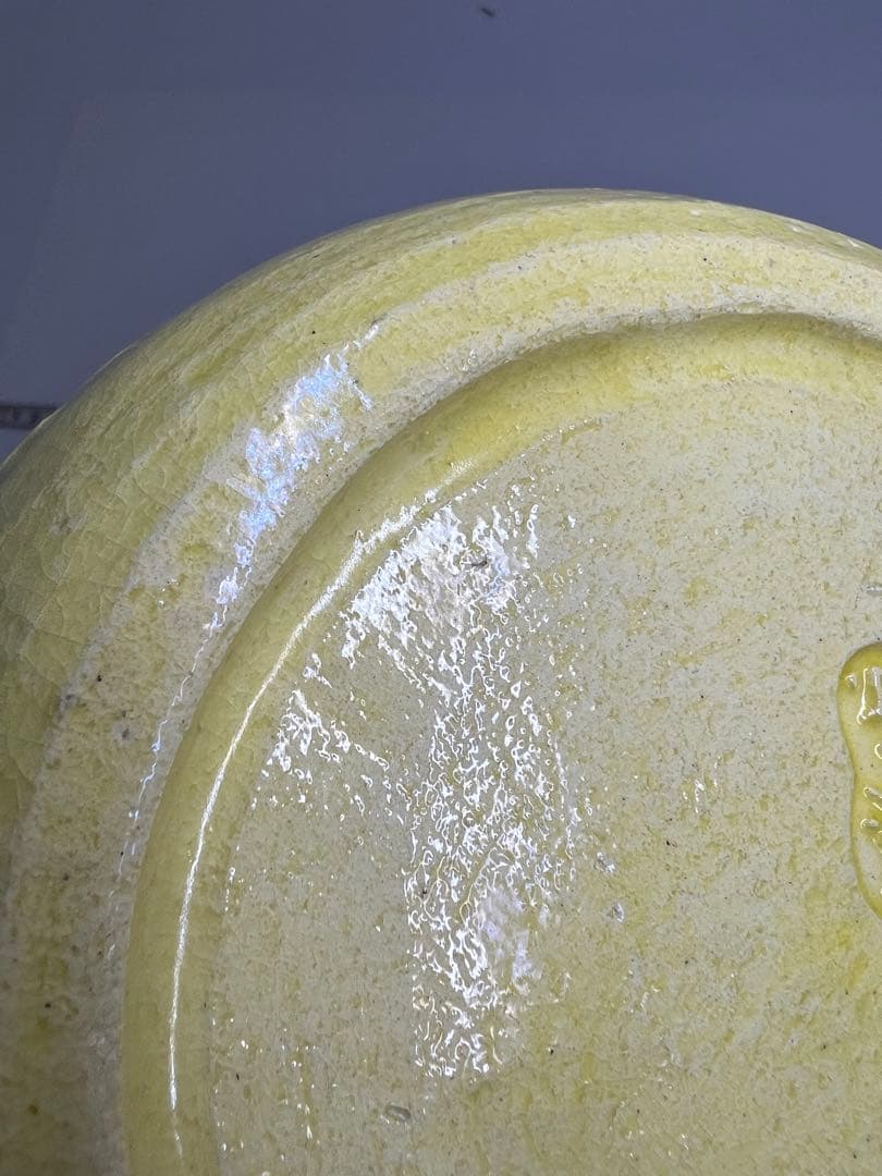 田中一平（慶楽）　交趾　荒磯水指　共箱　高さ16㎝ 東K8-0202③