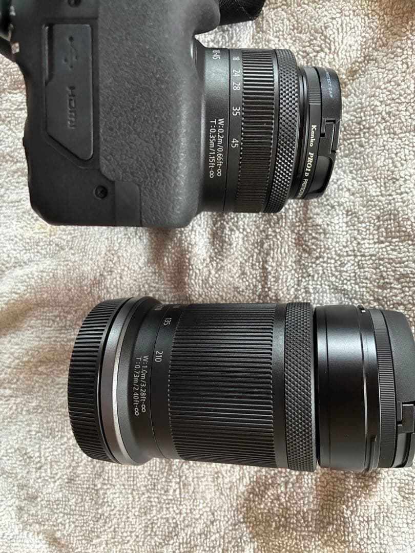 中古　Canon EOS R50 ミラーレスカメラ 本体とレンズ付き