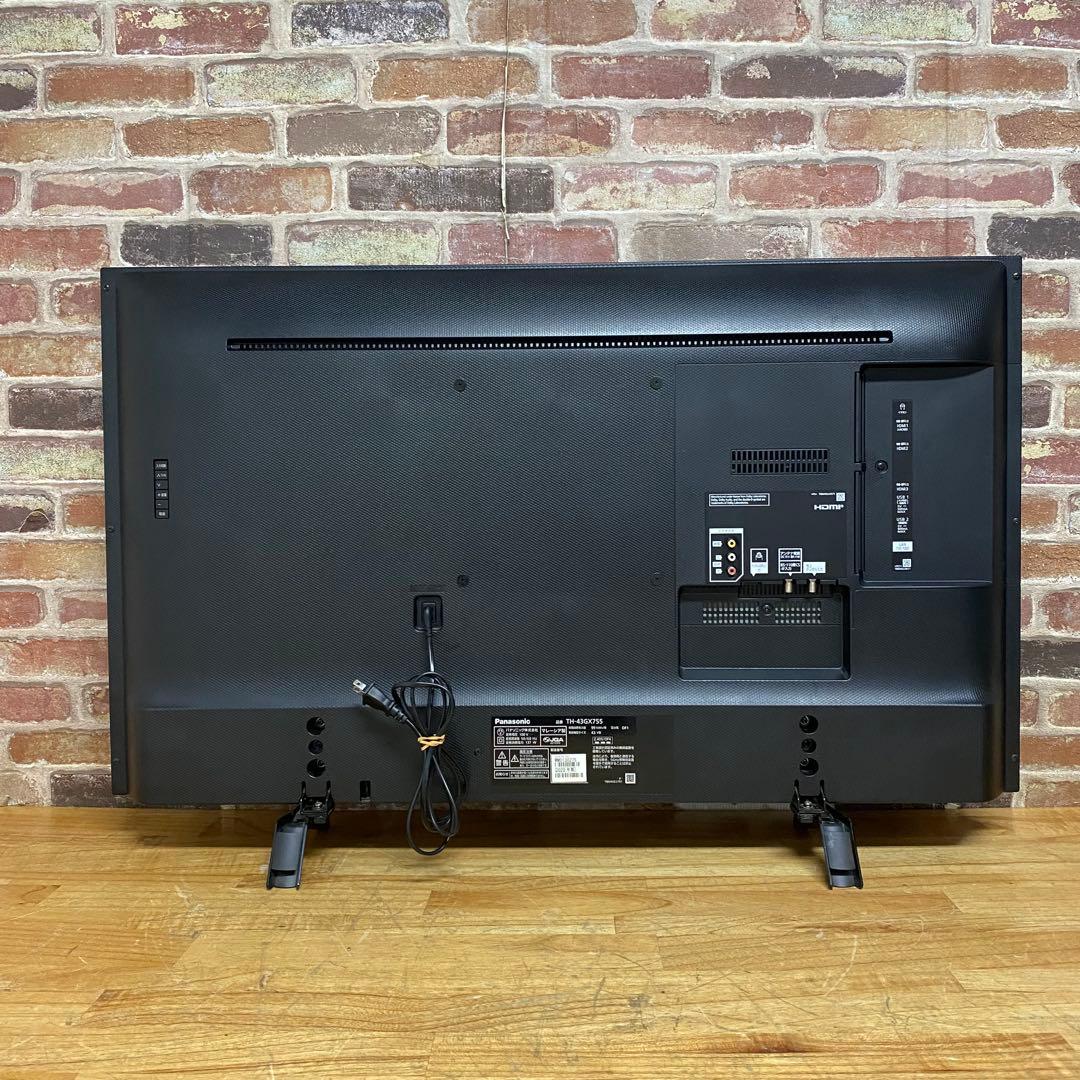 パナソニック 43V型 4K 液晶テレビ スマートビエラ TH-43GX755