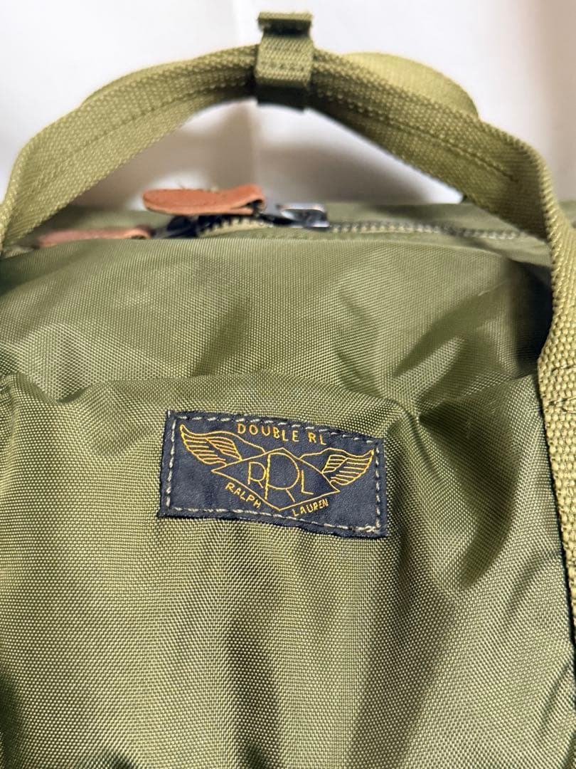 RRL ナイロン ユーティリティ ダッフル オリーブドラブ